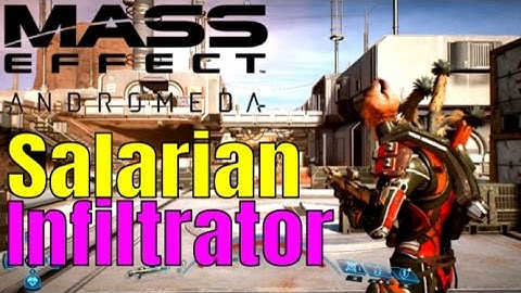 MASS EFFECT: ANDROMEDA - Multiplayer Gameplay/Playing as a Salarian Infiltrator!