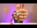 Gold Watch for Women, Bracelet Band, Roman Numeral Dial