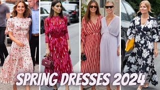 Spring Dresses 2024 | Spring Dress Lookbook 2024 | Spring Dress Trends