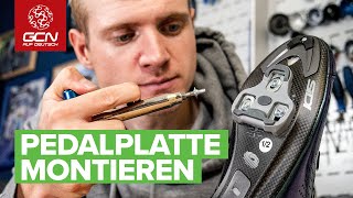 Wie man seine LOOK KÉO Pedalplatten richtig montiert