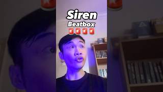 How to beatbox - siren sound effect 🚨🚨🚨 #beatbox #siren