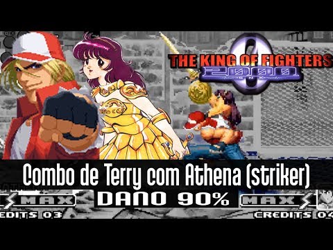 KOF 2000 |Terry(Striker: Athena)|COMBO 90%