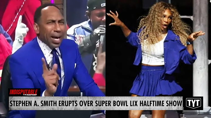 WATCH: Serena Williams' Surprise Super Bowl Appearance Sparks FURY From Stephen A. Smith