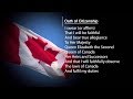 Канада 1122: Отказ от прошлого гражданства при получении канадского.  Что требует Канада?