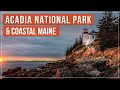 Fall in acadia national park  coastal maine