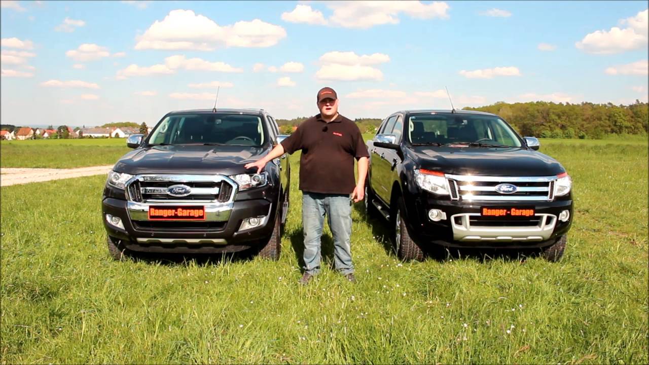 Ford Ranger Vergleich Modell 2016 vs. 2012 - Unterschied Ford