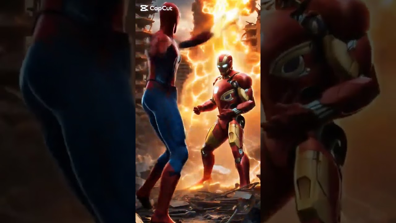 Spiderman and Ironman fusion. 