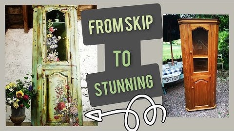 How to paint furniture in a farmhouse Chippy Bohemian style