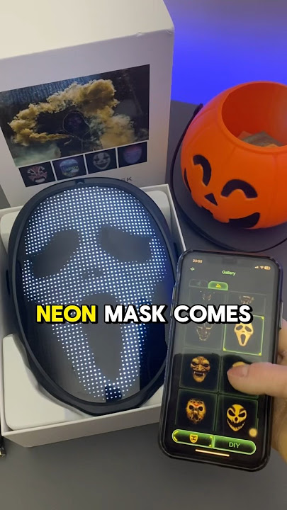 Ready to meet our Neon mask? #halloweenlook #rickandmorty