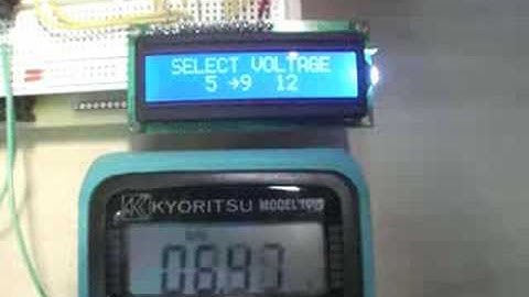 16F84A: Digital Voltage Selector with LCD