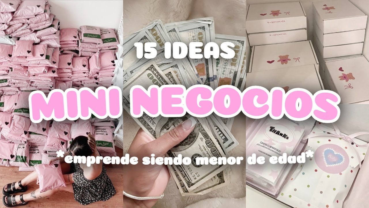 ⁣Mini EMPRENDIMIENTOS para ADOLESCENTES (comienza desde casa sin inversión) 💸🛍 | softly