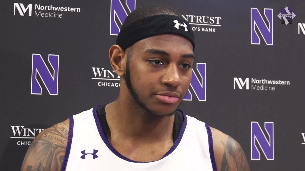 Men's Basketball - Dererk Pardon on Teammate Vic Law (3/8/19)