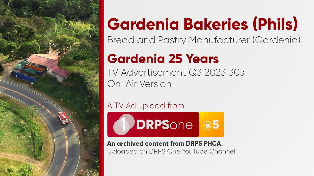 Gardenia 25 Years TV Ad Q3 2023 30s (Philippines, OnAir Version) YouTube