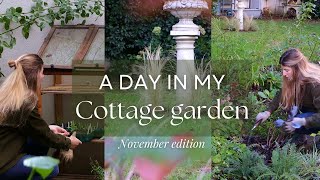 Garden With Me : Planting Alliums, Grasses, Winter bedding + Fall Garden Clean Up 🍂✂️