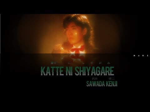 Sawada Kenji 沢田研二 Katte Ni Shiyagare 勝手にしやがれ Lyric Video