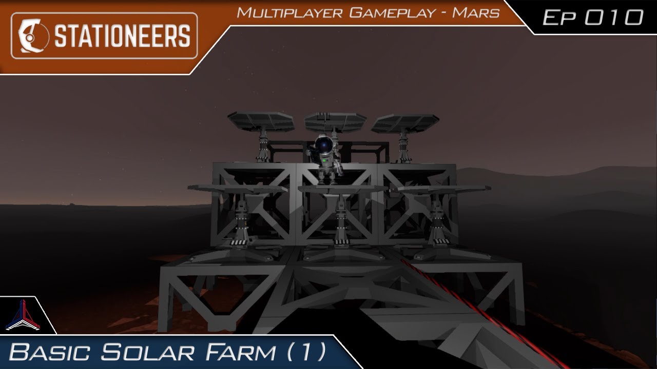Basic Solar Farm (1) | Stationeers on Mars - Multiplayer | #010 - YouTube