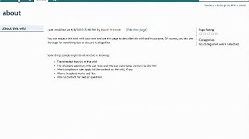 SharePoint 2010 Enterprise Wiki Site Template Overview OOTB - EPC Group