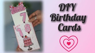 DIY Birthday Cards | 9 Ideas | How to Make | Pop-Up Birthday Card | Special Birthday Card.