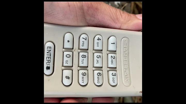 Garage Door Keypad Opener not working Fix, easy method