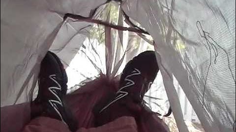 DD Frontline Hammock and DD 3m x 3m Tarp -Set Up