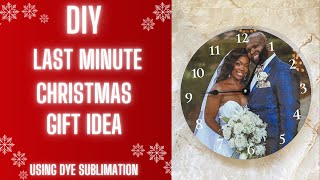 How to Make a Photo Clock Using Dye Sublimation | Last Minute Gift Idea | EASY screenshot 5
