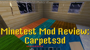 Minetest Mod Review: Carpets3d