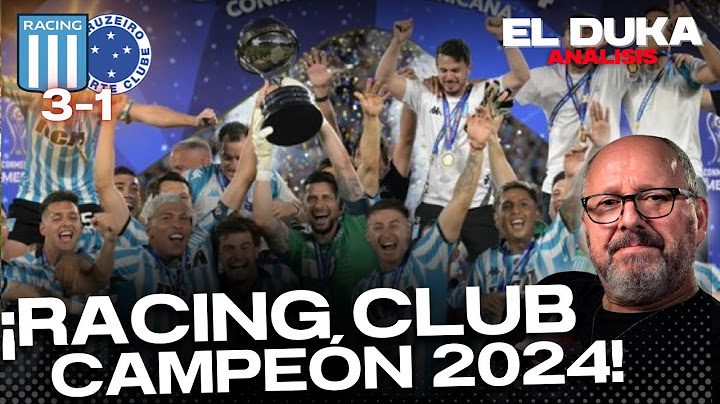 ¡RACING CLUB CAMPEÓN 2024! -Racing club vs Cruzeiro (3-1)  - ELDUKA