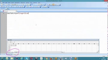 DATA TABLE METHDS IN QTP-WORKING WITH EXCEL SHEET IN QTP