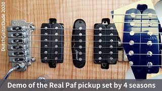 Demo Of The Real Pafs Pickup Set By 4 Seasons Pickups