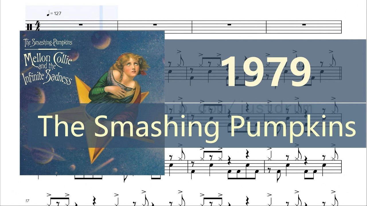 The Smashing Pumpkins - 1979 | Drum Sheet Music (127 BPM
