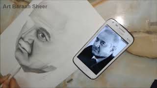 Pencil drawing for Bassam Kousa - بسام كوسا by Baraah Sheer