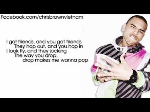 chris brown run it lyrics video