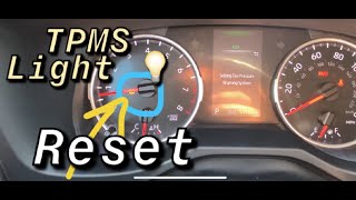 HOW TO RESET TIRE PRESSURE LIGHT ON A 2019 - 2024 TOYOTA RAV4