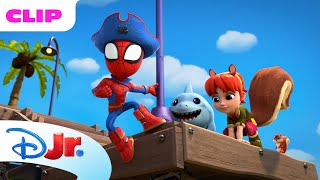 Spidey Takes Back the Stolen Webs Ahoy! 🏴‍☠️ | Marvel's Spidey and his Amazing Friends | @disneyjr