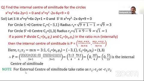 MATH II B | CIRCLES | LS XIV | PROBLEM SOLVING SESSION 5 | SANJEEV Sir