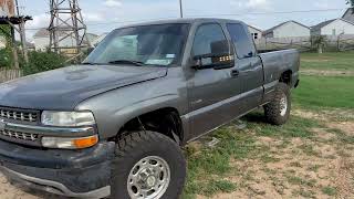For Sale!  2001 Chevrolet Silverado 2500 HD Extended Cab Allison Transmission 4x4