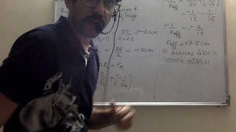 24  Numerical on equiconcave lens with one surface silvered