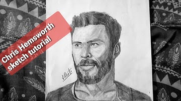 Chris Hemsworth Sketch Tutorial Part 2