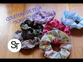 COLETERO DE TELA &quot;SCRUNCHIE&quot; - APROVECHA TUS TROZOS DE TELA!!