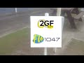 Fanmade drink stand sign - 89.5 2GF & 104.7 Grafton