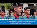 'Calentamiento' de las tropas para el desfile del Día de las Fuerzas Armadas 2018 en Logroño