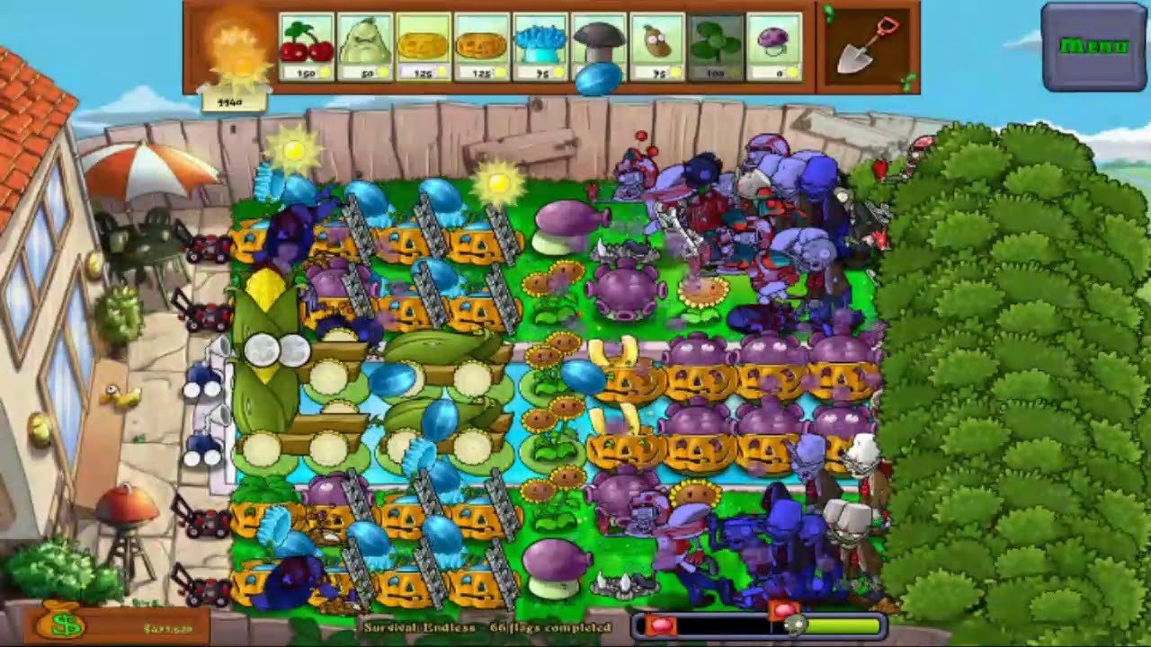 Plants vs. Zombies HD Android Ladder Strategy flags 6070 🌽x2 YouTube