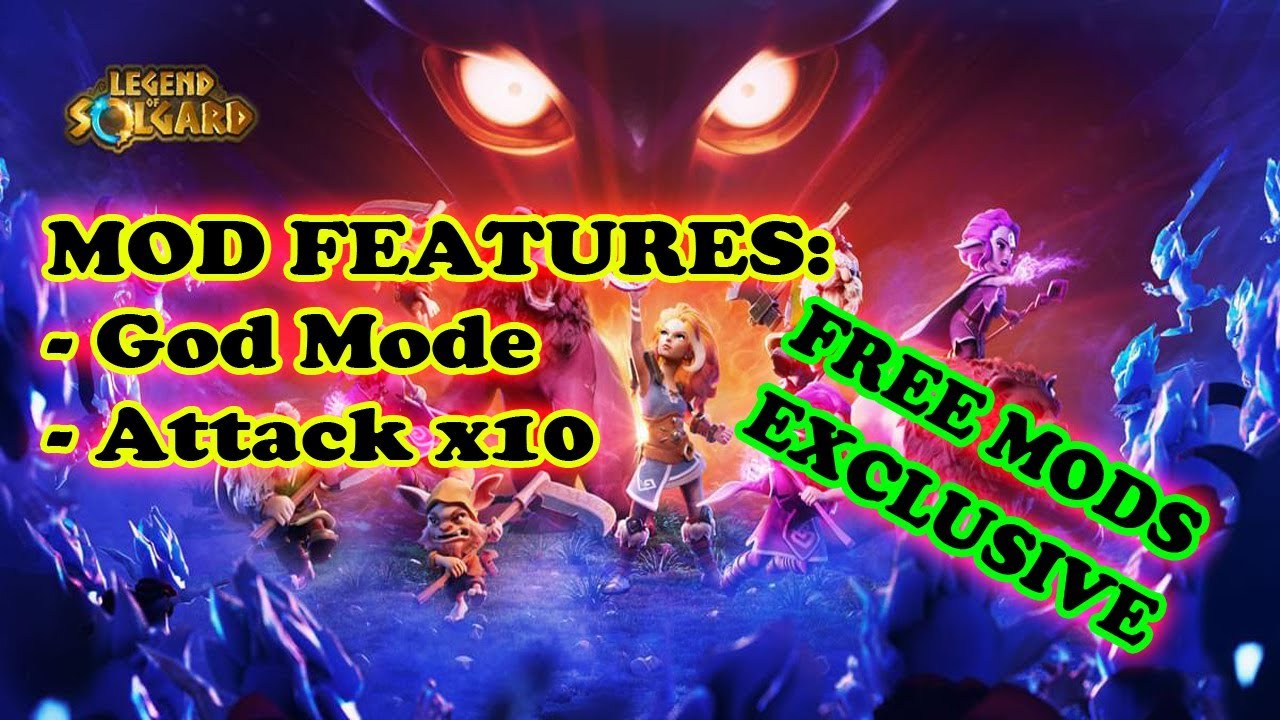 Legend of Solgard MOD APK God Mode Damage x10 YouTube