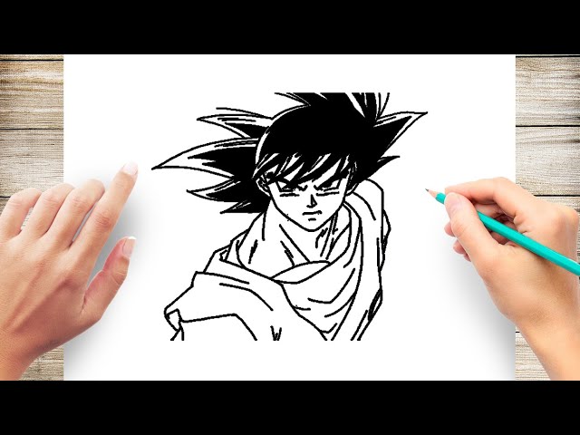 Amazing Speed Drawing Goku Manga [HD] - Video Dailymotion