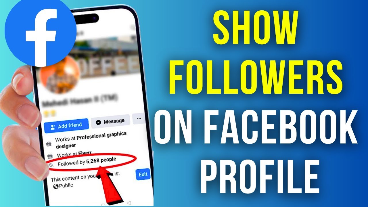 Follower Profile How to show followers on Facebook profile - YouTube