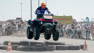 квадроцикл на трассе ДЖИП-ТРИАЛА &quot;EXPO OFF ROAD FEST 2021» Шоу-выставка КАЛИБР 20.21