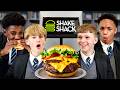 British Highschoolers try Shake Shack!