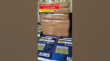 MATHMISSION Books By O.P. GUPTA #mathmission #mathmissionbyopgupta #opguptamathsBooks #vitalshorts