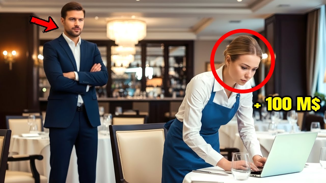 CEO a punto de perder su empresa al mediodía… hasta que una camarera le da un consejo millonario