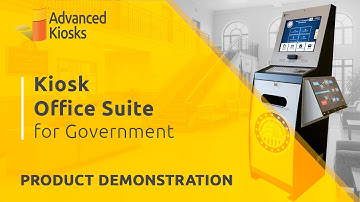 Government Self-Service Kiosk Product Demo | Kiosk Office Suite